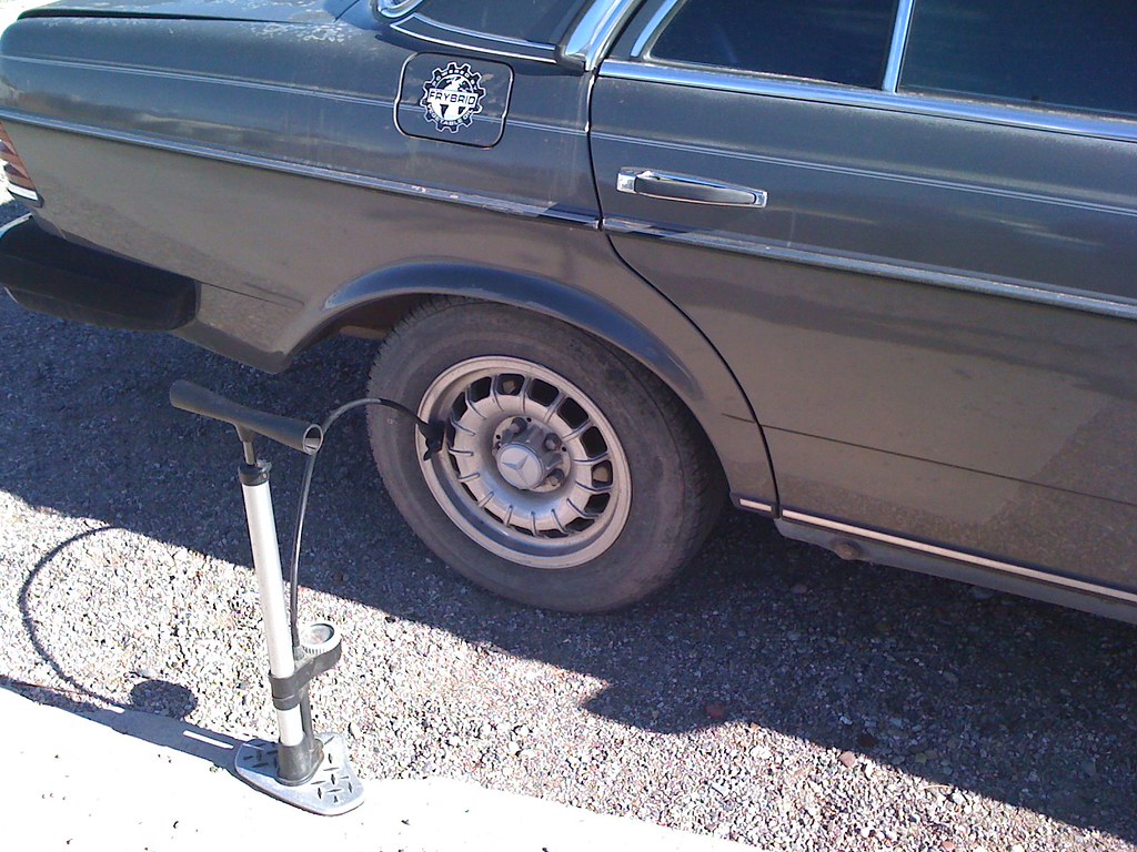 How Do You Inflate A Car Tire With A Bike Pump?