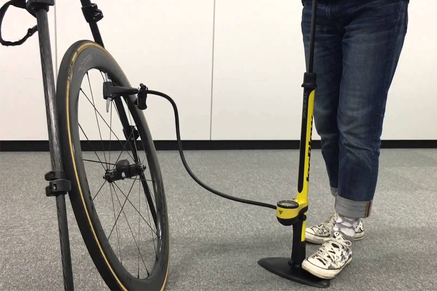 What are the least expensive but easy to use bike tire pump?